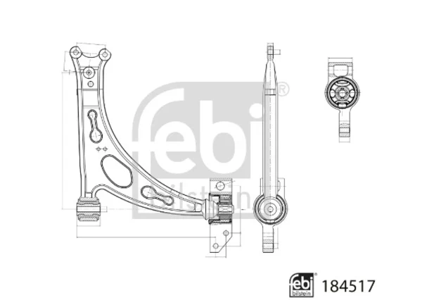 Нижний рычаг 184517 Febi