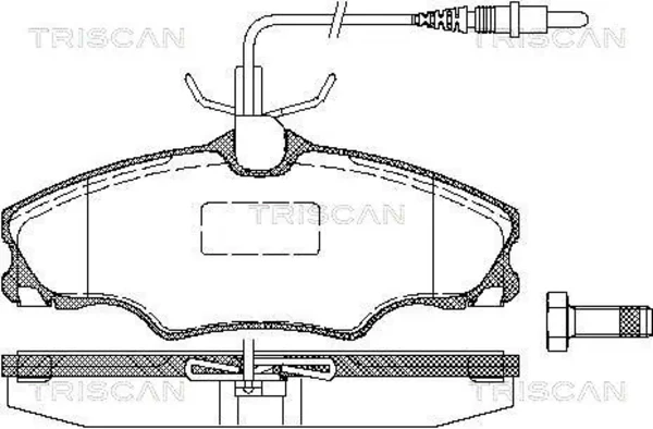 Тормозные колодки Peugeot 406