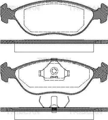 Передние тормозные колодки Volvo 460 L