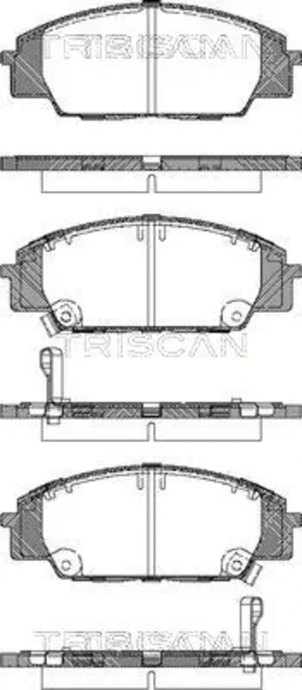 Передние тормозные колодки Honda Civic 7