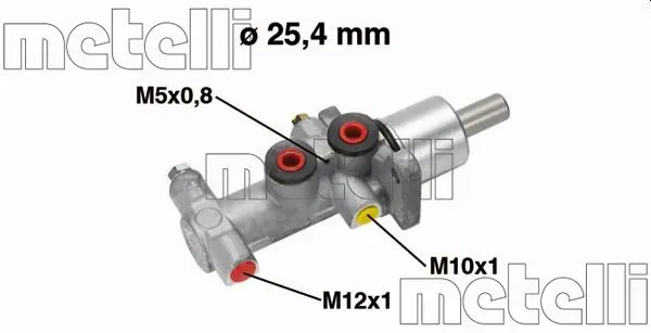 Главный тормозной цилиндр 050554 Metelli