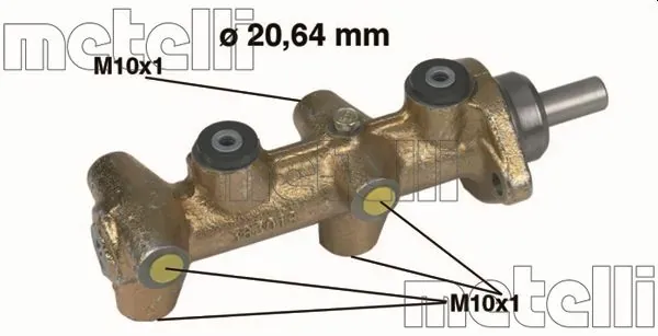 Главный тормозной цилиндр 050040 Metelli