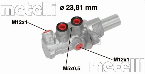 Главный тормозной цилиндр 050749 Metelli