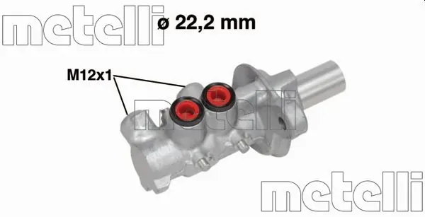 Главный тормозной цилиндр 050757 Metelli