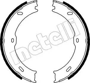 Колодки ручника 530246 Metelli