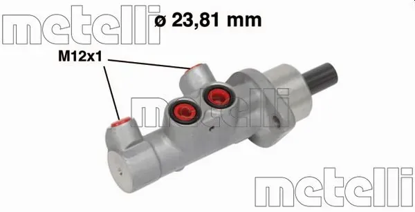 Главный тормозной цилиндр 050587 Metelli