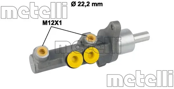 Главный тормозной цилиндр 050720 Metelli