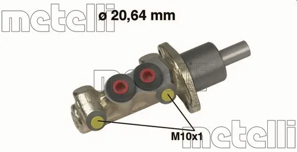 Главный тормозной цилиндр 050125 Metelli