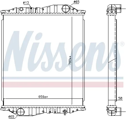 Радиатор 69602A Nissens