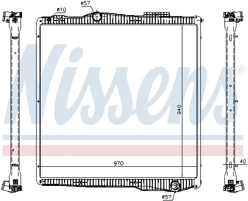 Радиатор 67291 Nissens