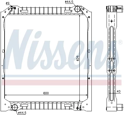 Радиатор 62349A Nissens