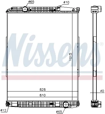 Купить 0015019301 Mercedes Радиатор водяной