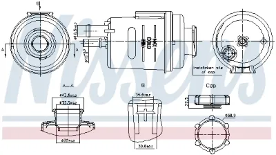 Бачок насоса ГУР NISSENS 996314