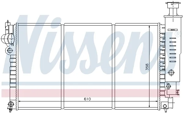 Радиатор 63526 Nissens