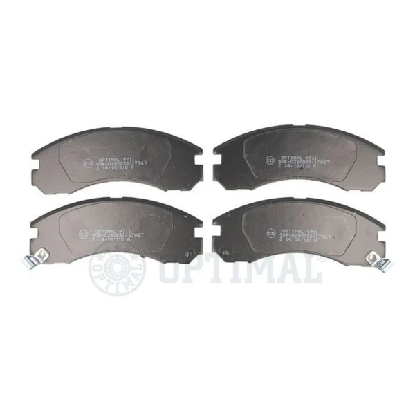 Передние тормозные колодки 9711 Optimal