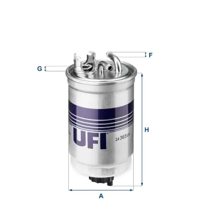 Топливный фильтр 2436501 UFI
