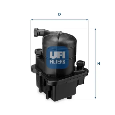 Топливный фильтр 2408700 UFI