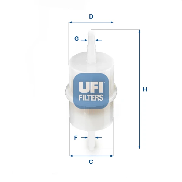 Топливный фильтр 3100100 UFI