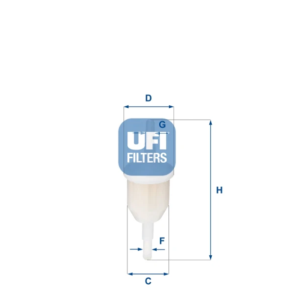 Топливный фильтр 3100900 UFI