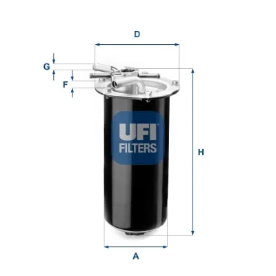 Топливный фильтр 5541101 UFI