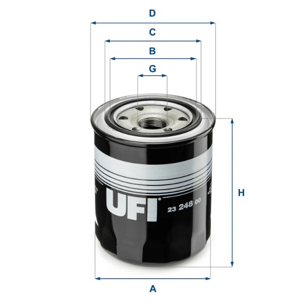 Масляный фильтр 2324800 UFI