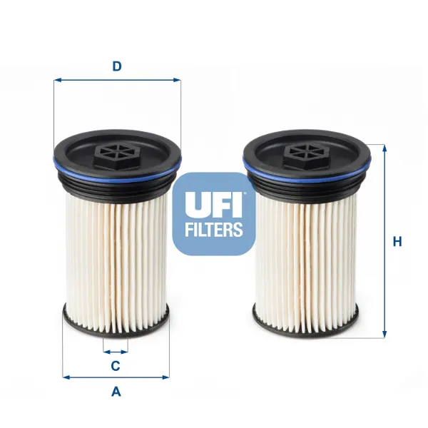 Топливный фильтр 2607100 UFI