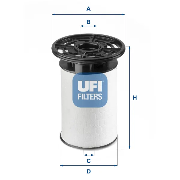 Топливный фильтр 2607601 UFI