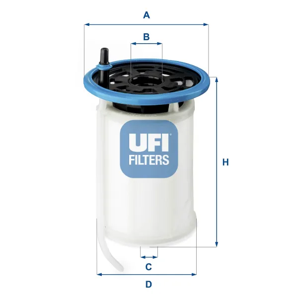 Топливный фильтр 2607900 UFI