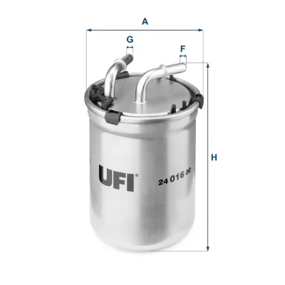 Топливный фильтр 2401600 UFI