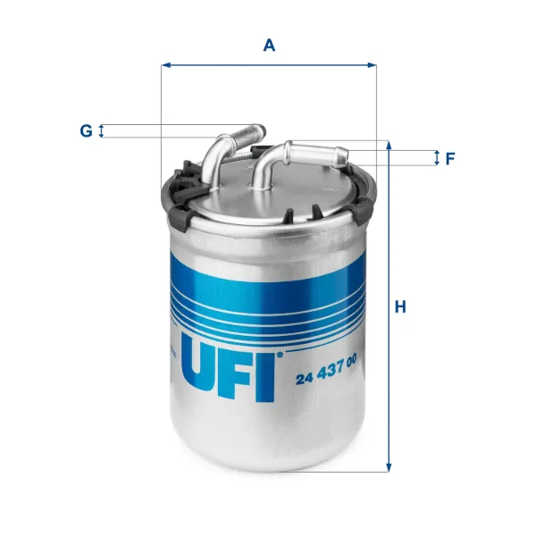 Топливный фильтр 2443700 UFI