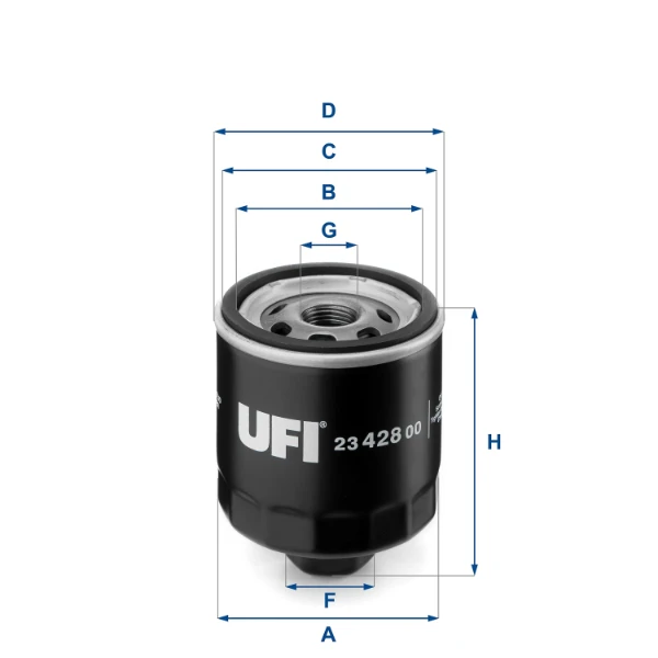 Фильтр масляный 2342800 UFI