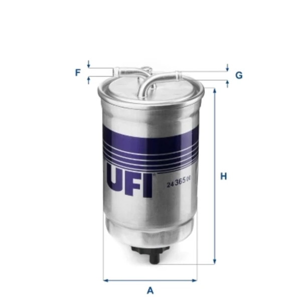 Топливный фильтр 2436500 UFI