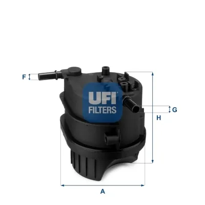 Топливный фильтр 2434300 UFI
