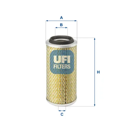 Фильтр воздушный UFI 2780100