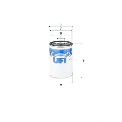 Масляный фильтр 2311700 UFI