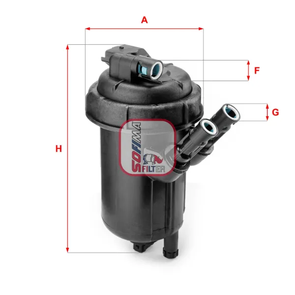 Топливный фильтр S5114GC Sofima