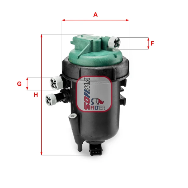Корпус топливного фильтра S5178GC Sofima