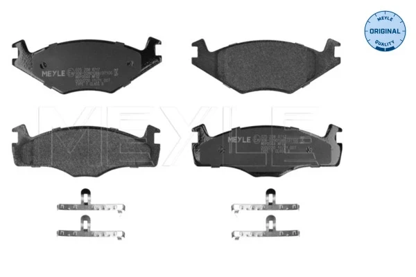  Передние тормозные колодки Volkswagen Polo 3