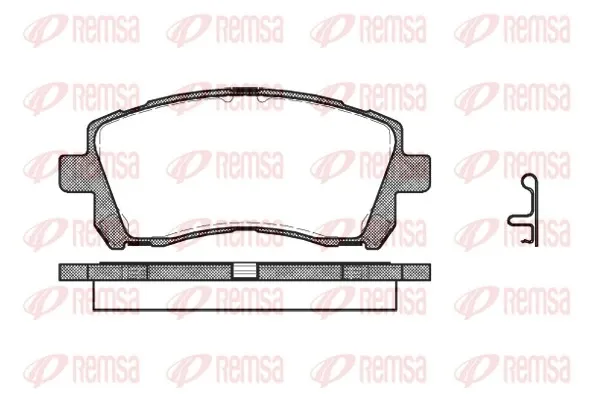 Тормозные колодки Remsa 065502