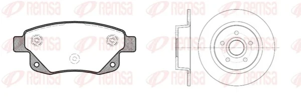  Передние тормозные диски Ford Connect 