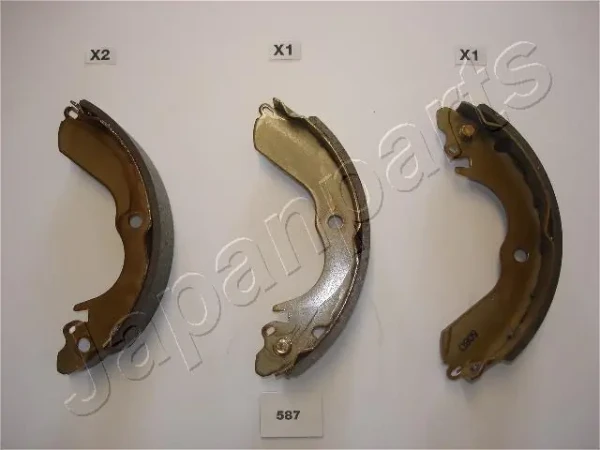 Колодки тормозные задние барабанные JAPANPARTS GF587AF