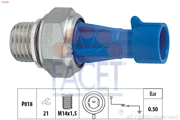Датчик давления масла 70143 Facet