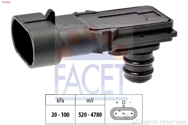 Датчик абсолютного давления 103023 Facet