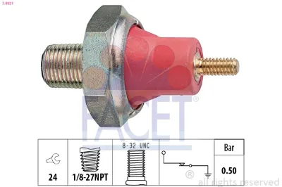 Датчик давления масла FACET 70031