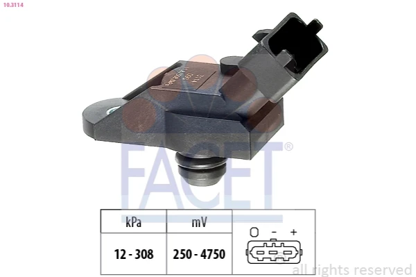 Датчик абсолютного давления 103114 Facet
