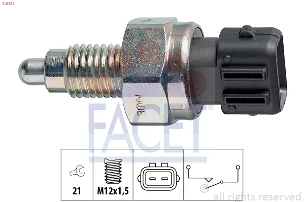 Датчик фонарей заднего хода Facet 76125
