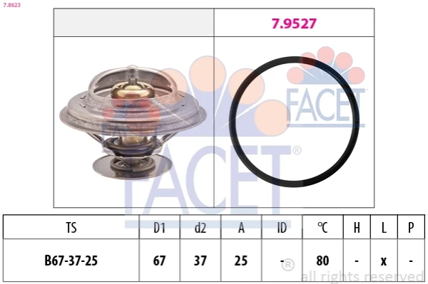 Термостат 78623 Facet