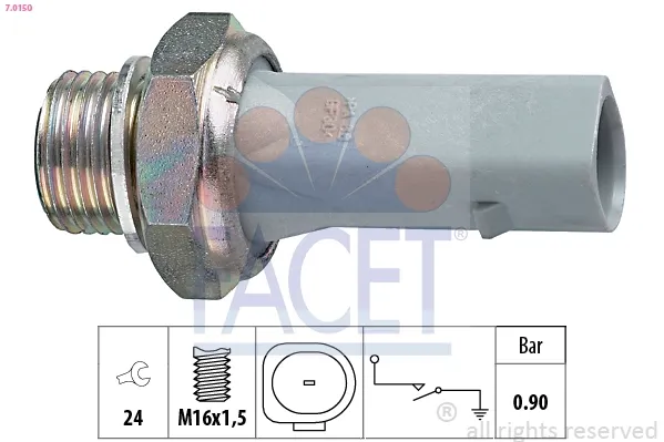 Датчик давления масла 70150 Facet