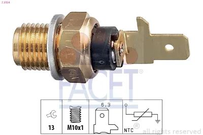 Датчик температуры масла двигателя FACET 73154