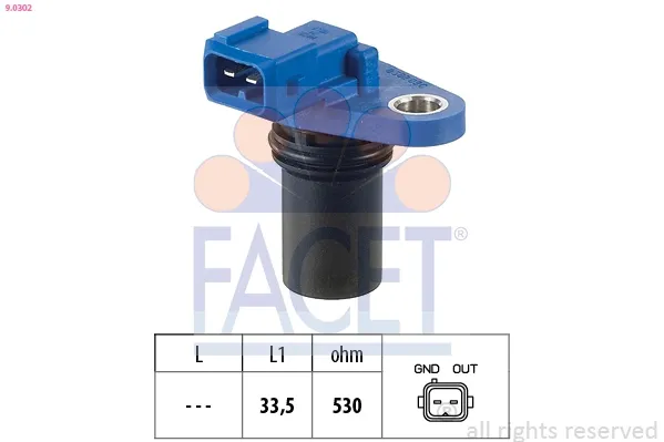 Датчик распредвала 90302 Facet